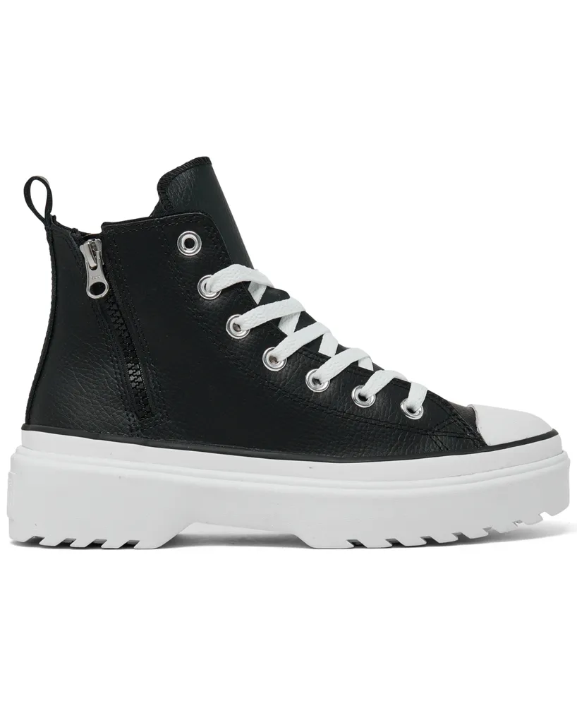 Converse Big Girls Chuck Taylor All Star Lugged Lift Leather Platform Casual Sneakers from Finish Line
