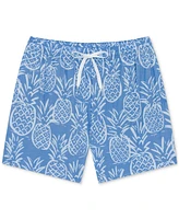 Chubbies Men's The Thigh-Naples Quick-Dry 5-1/2" Swim Trunks with Boxer Brief Liner