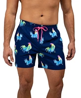 Chubbies Men's The Fowl Plays Quick-Dry 5-1/2" Swim Trunks