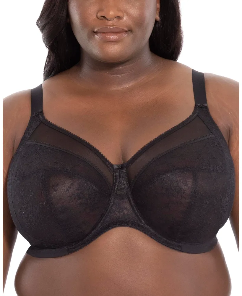 Goddess Women's Plus-Size Yvette Banded Underwired Bra, Black