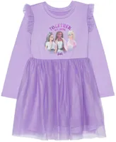 Barbie Toddler Girls Long Sleeve Together We Shine Dress