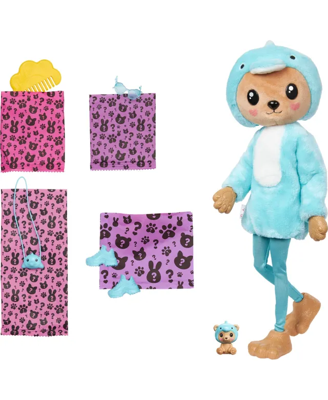 Barbie Cutie Reveal Costume-Themed Series Doll & Accessories with 10  Surprises, Puppy as Frog 