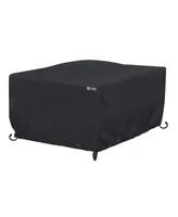 Classic Accessories Fire Pit Table Cover - Square, Black, 42 In.