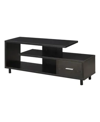 Convenience Concepts 60 in. Seal Ii Tv Stand Black