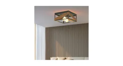 Living Room Adjustable Rustic Ceiling Geometric Lamp