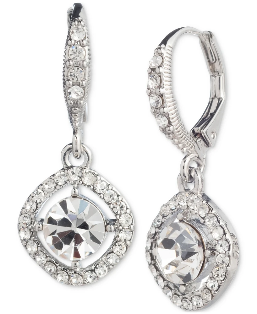 Givenchy Pave & Color Cubic Zirconia Orbital Drop Earrings