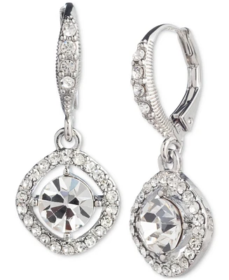 Givenchy Pave & Color Cubic Zirconia Orbital Drop Earrings