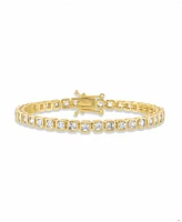 Ben Oni Gold-Tone Square 4mm Cubic Zirconia Tennis Bracelet