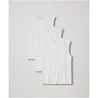 Organic Cotton Cool Stretch Tank Undershirt 3-Pack