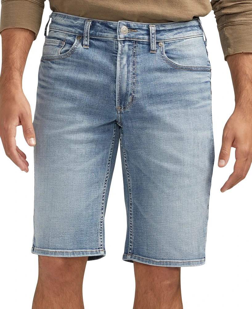 Silver Jeans Co. Men's Zac Relaxed Fit Denim 12-1/2" Shorts