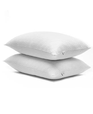 Gaiam Om Soft Aero Loft Knit Down Alternative 2-Pack Pillow, Standard