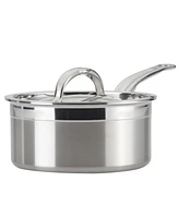 Hestan ProBond Clad Titum Stainless Steel -Quart Covered Saucepan