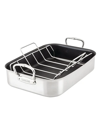 Hestan Provisions Classic Clad Nonstick Large Roaster with Rack