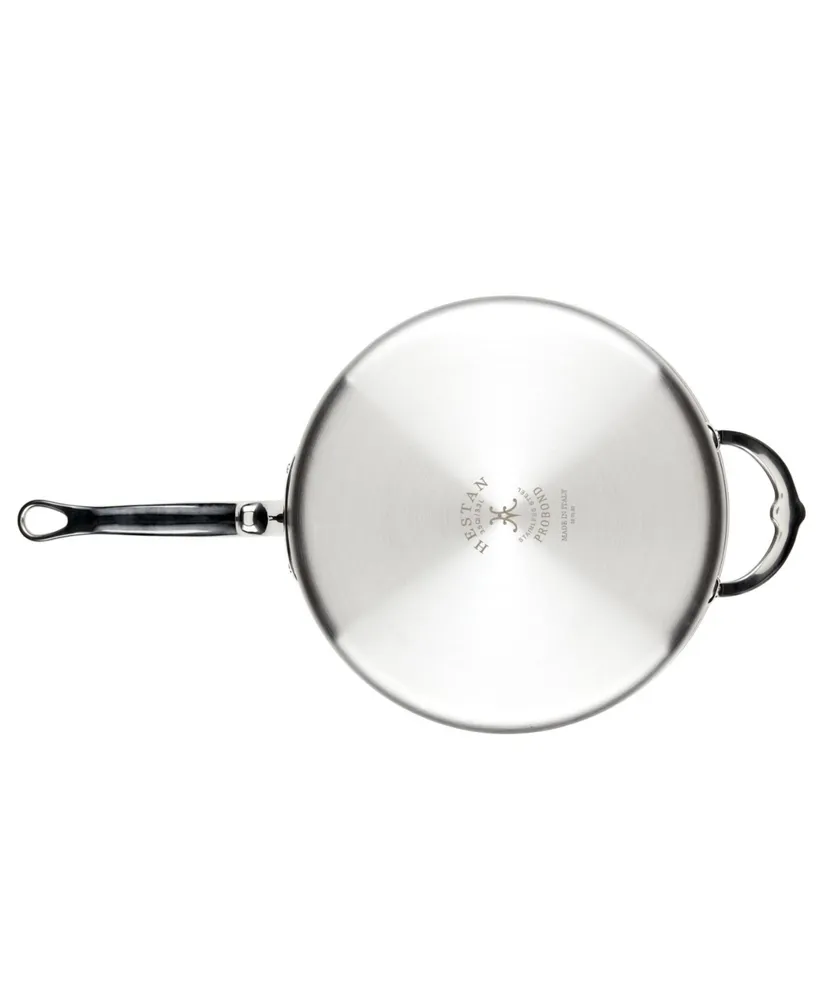 Hestan ProBond Clad Stainless Steel with Titum Nonstick 3-Quart Covered Saute Pan