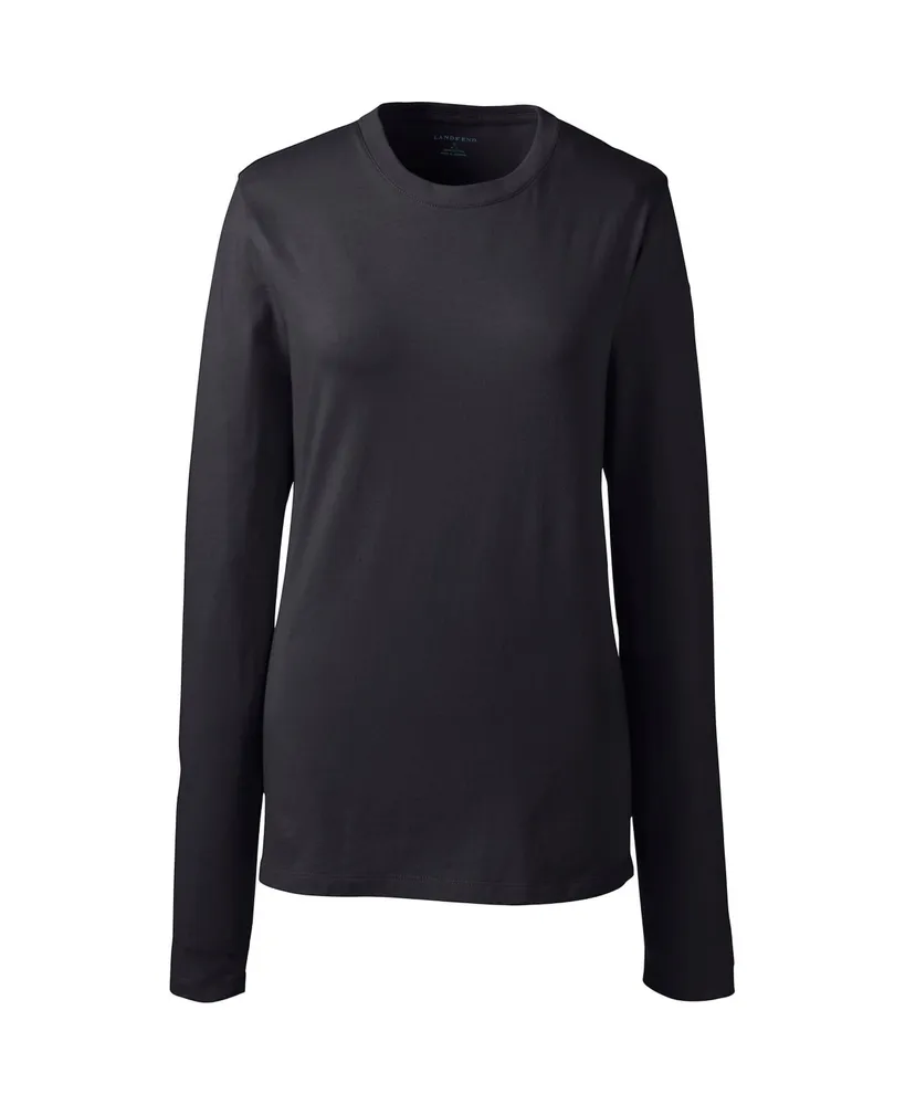 Lands' End Women's Long Sleeve Essential T-shirt