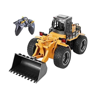 Remote Control Construction Toy Tractor Lights and Sounds