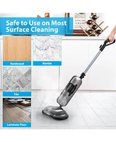 1100W Handheld Detachable Steam Mop with Led Headlights