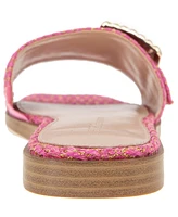BCBGeneration Women's Mollie Buckled Slide Flat Sandals