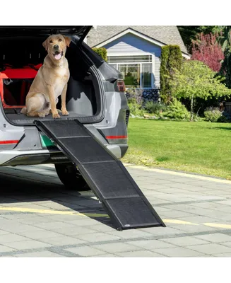 Paw Hut Folding Dog Ramp for Cars, Trucks, SUVs, 62 Inch, Holds 132 lbs.
