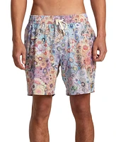 Rvca Men's Sage Elastic Waist Hemp Shorts