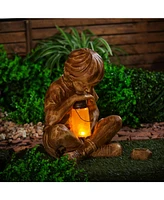 Evergreen Boy with Firefly Statue
