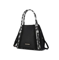 Mkf Collection Kenna Snake embossed Tote Bag by Mia K