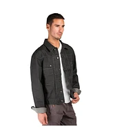 Men's Coated Premium Denim Trucker Jacket