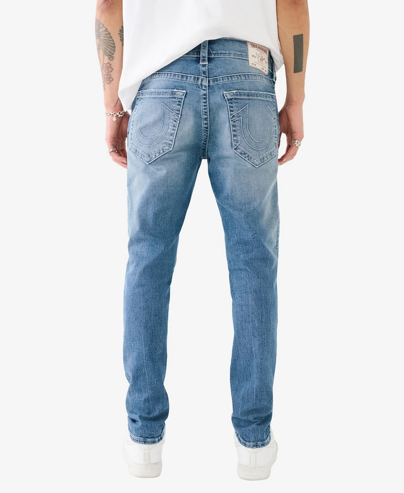 True Religion Men's Matt Ultra Skinny Moto Jeans