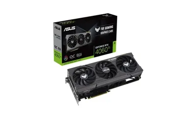 Asus Tek Tuf-RTX4060TI-O8G-gaming Vcx Ge Force RTX 4060 TI 8GB GDDR6X Oc Edition Graphics Card, Black