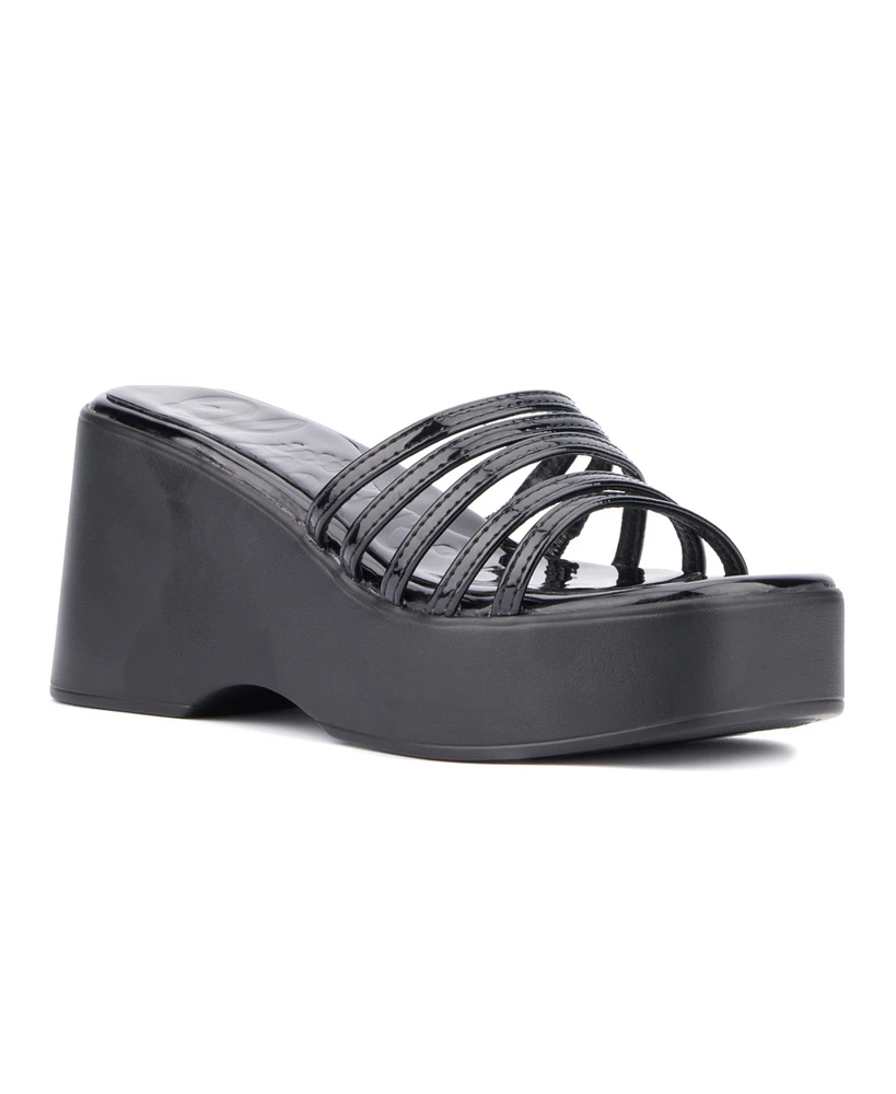 Olivia Miller Women's Dreamer Wedge Sandal