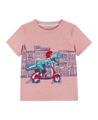Toddler/Child Boys Scooter Rex Short Sleeve Graphic Tee