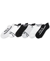 Polo Ralph Lauren Women's 6-Pk. Logo Side Stripe Low-Cut Socks