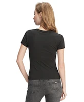 Tommy Jeans Women's Slim-Fit Essential Logo Graphic T-Shirt