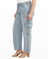 Silver Jeans Co. Plus Size Utility Cargo Jeans