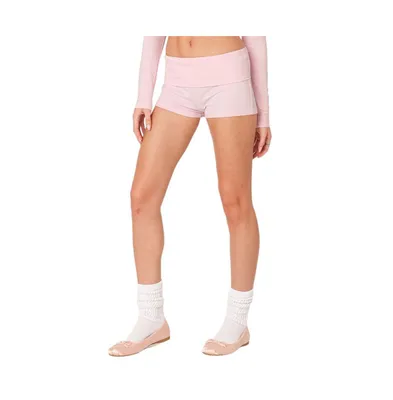 Women's Meg fold over shorts