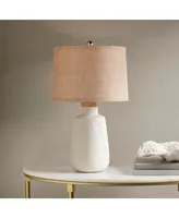 Tate Boho Textured Ceramic Table Lamp