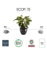 Ecopots Antwerp Modern Indoor and Outdoor Planter, 12in