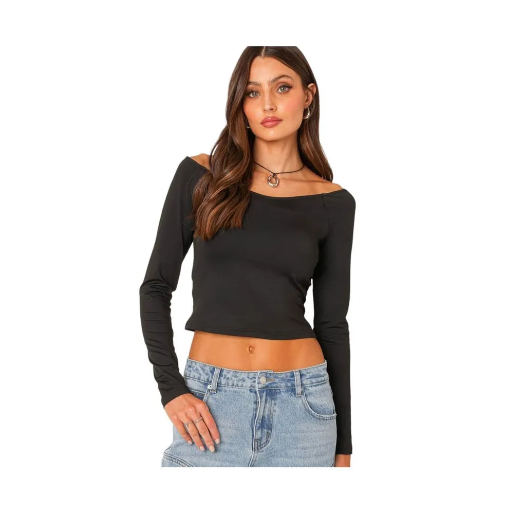 Edikted Women's Tahlia Off Shoulder Top