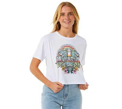 Rip Curl Juniors' Block Party Cotton Graphic Tee