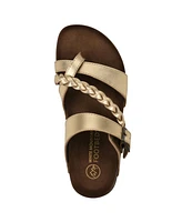 White Mountain Women's Hazy Footbed Sandals