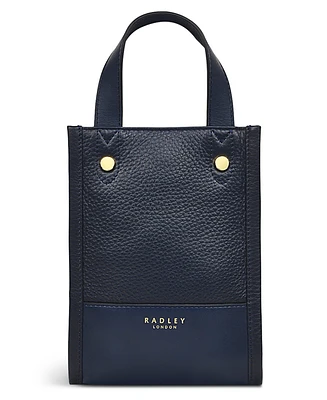 Radley London Montgomery Square Small Leather Open Top Crossbody