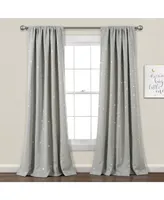 Lush Decor Star Blackout Window Curtain Panels