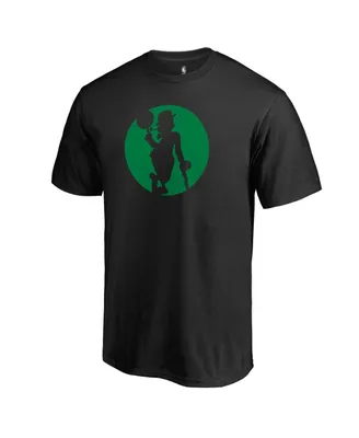 Men's Fanatics Black Boston Celtics Alternate Logo T-shirt