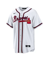 Men's Nike White Atlanta Braves Home Replica Team Jersey