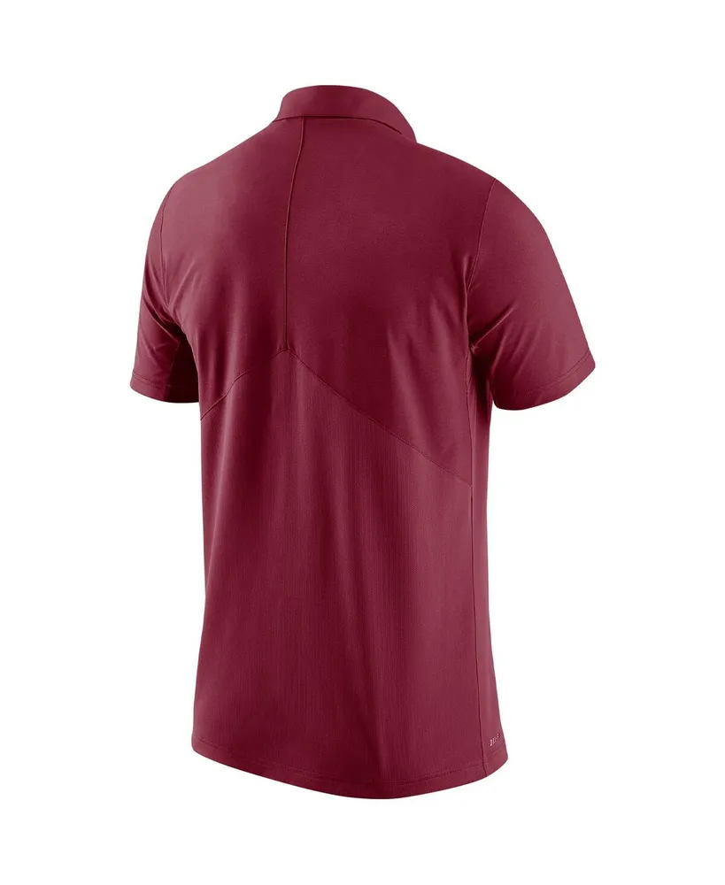 Men's Nike Crimson Alabama Tide Coaches Performance Polo Shirt