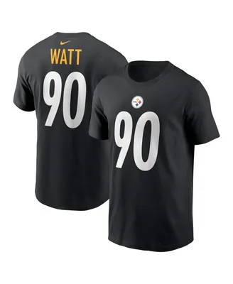 Men's Nike T.j. Watt Pittsburgh Steelers Player Name and Number T-shirt