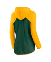 Women's Fanatics Green, Gold Green Bay Packers Forever Fan Full-Zip Hoodie