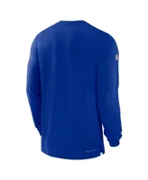 Men's Nike Royal Buffalo Bills 2023 Sideline Performance Long Sleeve T-shirt