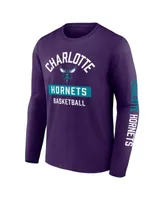 Men's Fanatics Teal, Purple Charlotte Hornets Two-Pack Just Net Combo Set