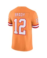 Men's Nike Tom Brady Orange Tampa Bay Buccaneers Vapor F.u.s.e. Limited Jersey